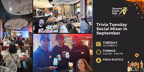 Toronto Event Hub: October Trivia Tuesday Social Mixer