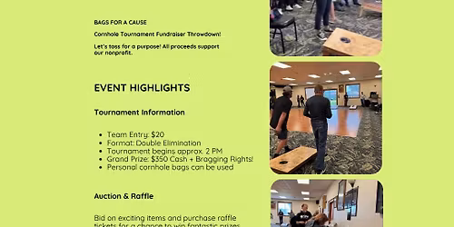 PBandJ Haydeners Cornhole Tournament Fundraiser!