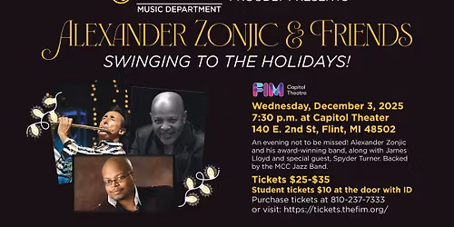 Alexander Zonjic & Friends: Swinging to the Holidays!