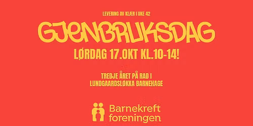 Gjenbruksdag i Lundgaardsl\u00f8kka \u267b\ufe0f