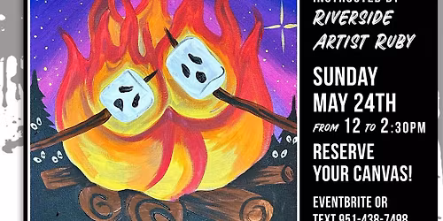 Paint n'  Sip Event!! Campfire Tales!!