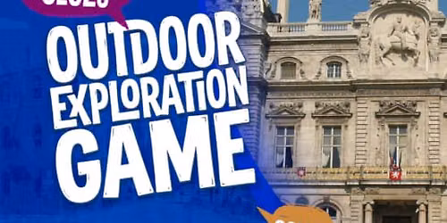 Jeu d'exploration en plein air dans la vieille ville de Lyon