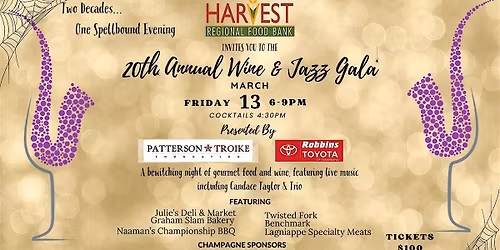 20th Annual Wine and Jazz Gala