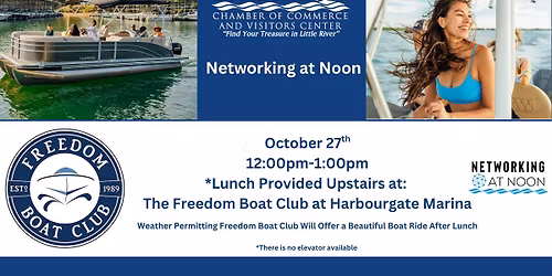 Networking at Noon Hosted By Freedom Boat Club