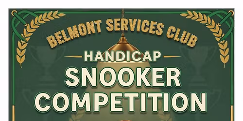 \ud83c\udfb1 Belmont Snooker Handicap Competition \ud83c\udfb1