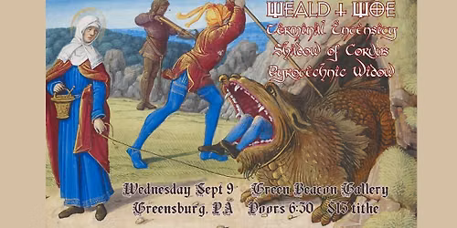 Weald + Woe, Terminal Intensity, Shadow of Corvus & Pyrotechnic Widow @ Green Beacon Gallery