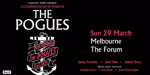 THE POGUES | The Forum, Melbourne