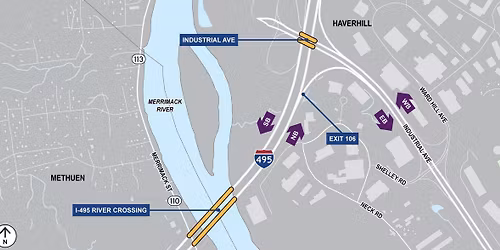 Public Meeting: Haverhill-Methuen - I-495 and Industrial Ave bridge replacements