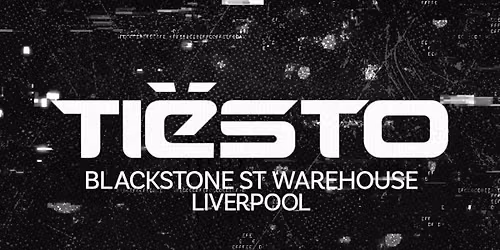 Ti\u00ebsto at Blackstone St Warehouse, Liverpool - Sat 12th December