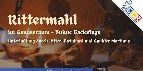 Rittermahl -  im Genussraum - Die B\u00fchne