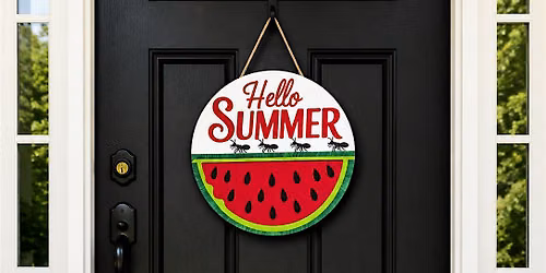 Intro to Woodshop: Summer Interchangeable Door Hanger Workshop \u2600\ufe0f