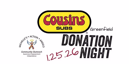 Michelle's Action Angels + Cousins Subs Fundraiser