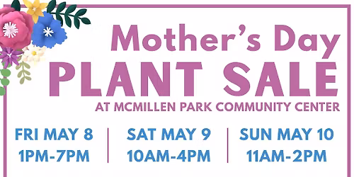 Mother's Day Plant Sale