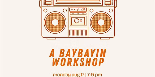 harana night: a baybayin baby workshop hosted at Makilala