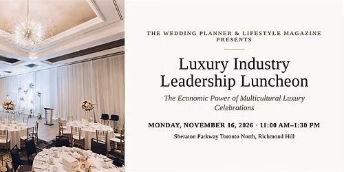 Luxury Industry Leadership Luncheon 2026