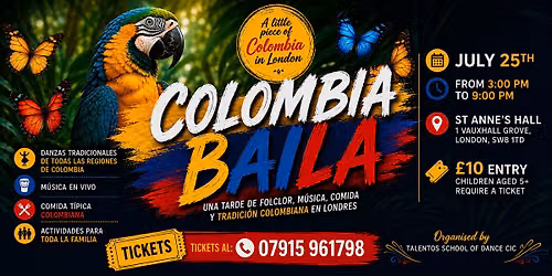 Colombia Baila 2026 \u2013 A Little Piece of Colombia in London
