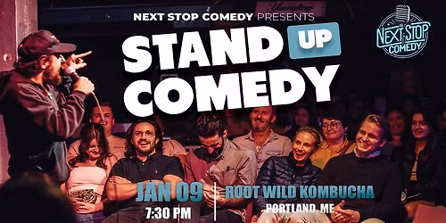Next Stop Comedy at Root Wild Kombucha