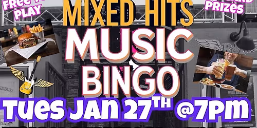 Mixed Hits Music Bingo @Rock & Brews Oviedo