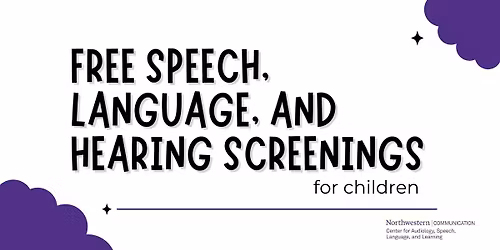 Free Speech, Language, and Hearing Screenings for Children 