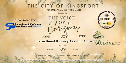 THE VOICE OF CHRISTMAS INTERNATIONAL RUNWAY FASHION SHOW