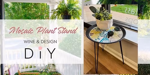 DIY Mosaic Plant Stand - You Pick Your Design!