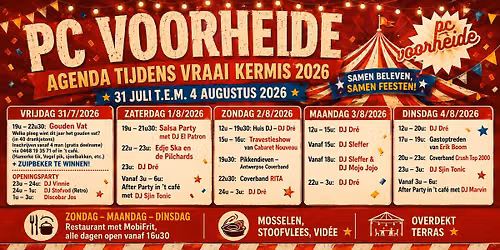 Vraai Kermis - Erik Boom, Crush Top 2000 & DJ Sjin Tonic