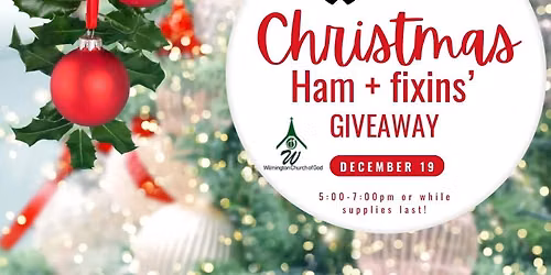 Christmas Food Giveaway