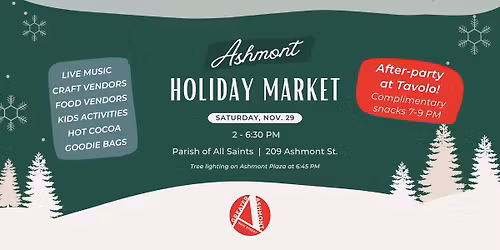 Ashmont Holiday Market & Tree Lighting Ceremony