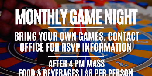 Monthly Game Night