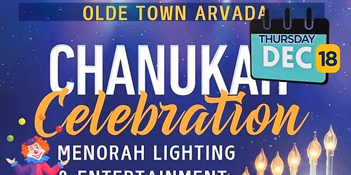 Olde Town Arvada Menorah Lighting