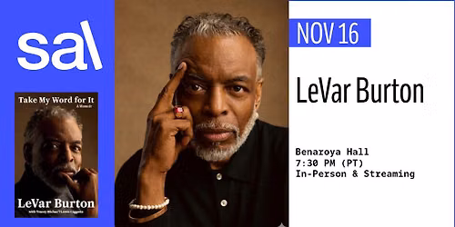 Levar Burton (presented by Seattle Arts & Lectures)