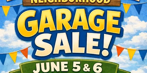 Strong Ave Neighborhood Garage Sale