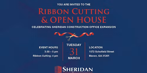 Ribbon Cutting: Sheridan Construction