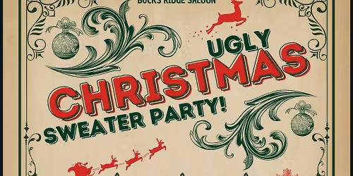 Ugly Christmas Sweater Party!!