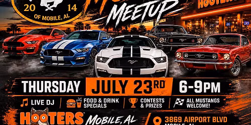 Insane Stangs Mustang Meetup @ Hooters Mobile