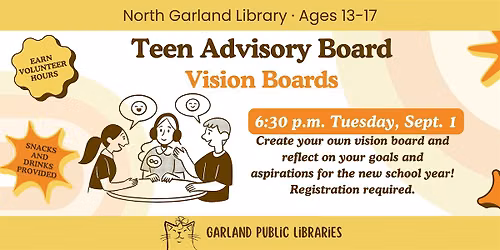Teen Advisory Board Vision Boards