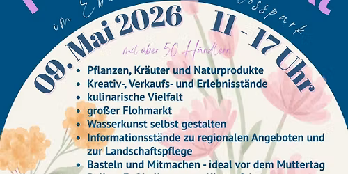 Gro\u00dfer Fr\u00fchlingsmarkt im Schlosspark Ebersdorf