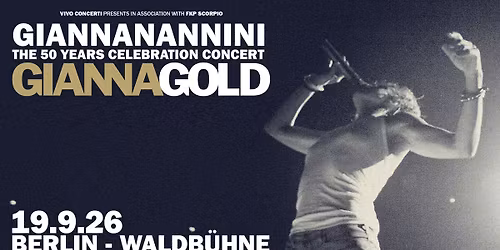 GIANNAGOLD 19.9.26 Berlin - Waldb\u00fchne
