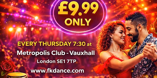 A Whole Month of Salsa Classes For Only \u00a39.99 (Suitable for Beginners)