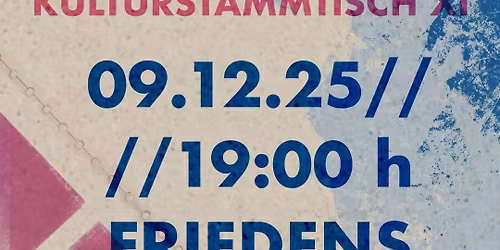 11. Krefelder Kulturstammtisch im Kulturpunkt der Friedenskirche