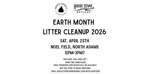 Earth Month Cleanup with Hoosic River Revival!