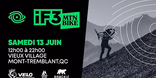 iF3 Mtn Bike 2026 Mont-Tremblant - Samedi 13 Juin