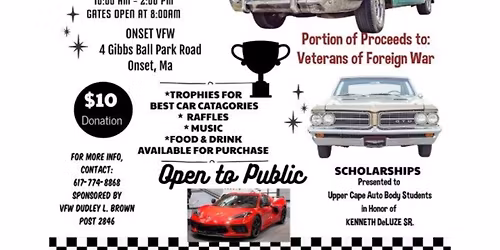3rd Annual Onset VFW Car Show