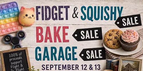 C.R.O.W. Community Fidget\/Squishy\/Bake\/Garage Sale!  