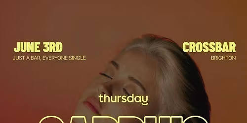 Wednesday | Sapphic Singles ONLY | Crossbar, Brighton
