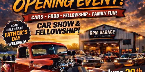 RPM Garage Father\u2019s Day restoration