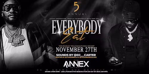 Everybody Eat at The Annex on Thursday, November 27th!