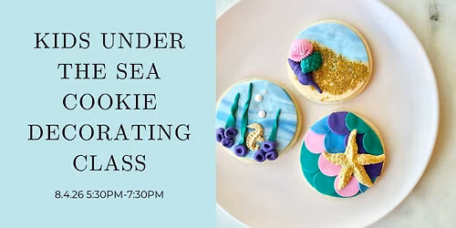 Kids Under the Sea Cookie Decorating Class with Layered