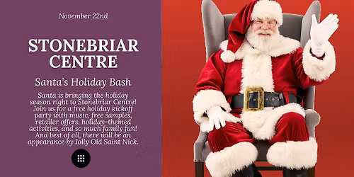 Santa's Stonebriar Centre Holiday Bas