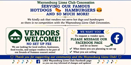 Waynesburg Lions Club presents Sounds of Summer